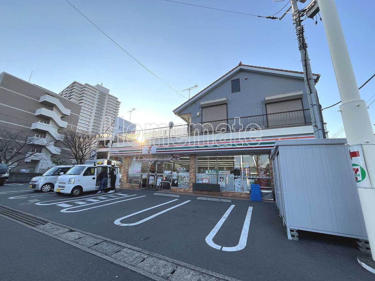 コンビニ　セブンイレブン草加瀬崎1丁目店（コンビニ）まで497m