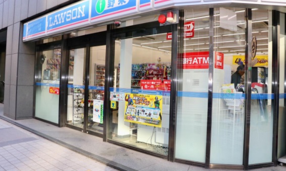 コンビニ　ローソン H八丁堀四丁目店（コンビニ）まで100m