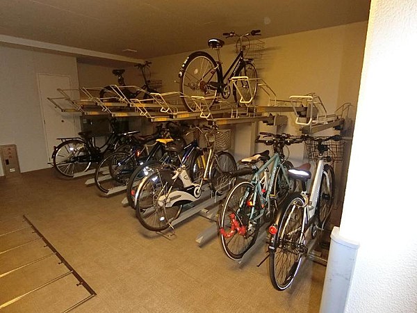 駐車場　駐輪場です。