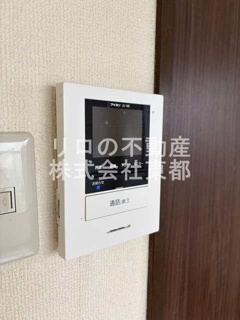 セキュリティ　訪問者が一目で分かるＴＶモニタ付インターホンです！