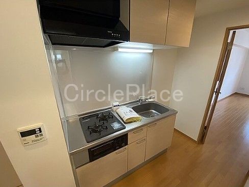 キッチン　２口ガスシステムキッチン