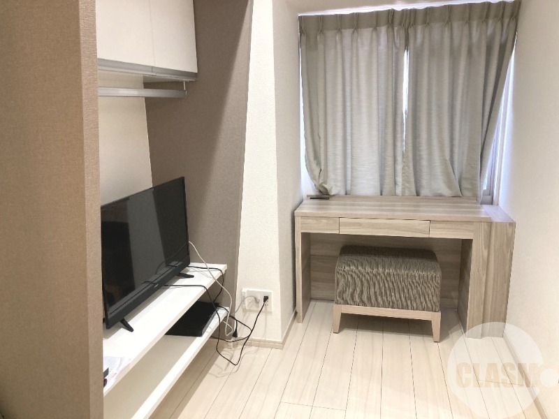 居室・リビング　フローリングだからお掃除が楽♪
