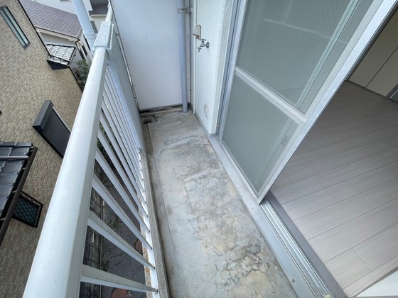 バルコニー　※別部屋の写真です