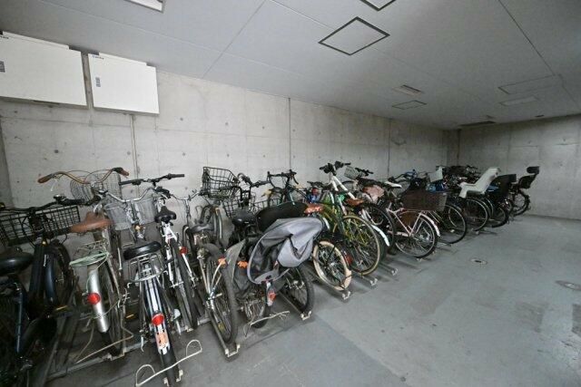 駐車場　駐輪場です。