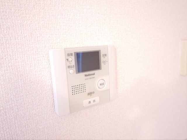 セキュリティ　モニター付きインターホンです