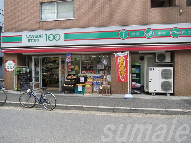 コンビニ　ローソンストア100王子神谷店（コンビニ）まで100m