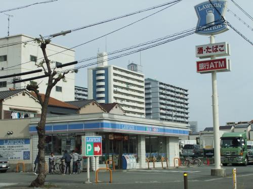 コンビニ　ローソン 新北島六丁目店（コンビニ）まで178m