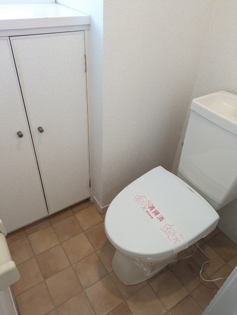 トイレ　日の当たるトイレです