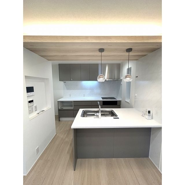 文京区小石川1丁目戸建のキッチン写真