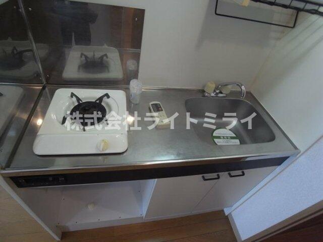 キッチン　1口ガスコンロ