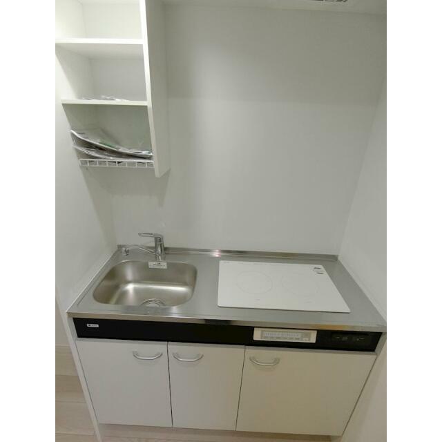 キッチン　２口ＩＨコンロ。料理好きな方にも嬉しいですね！