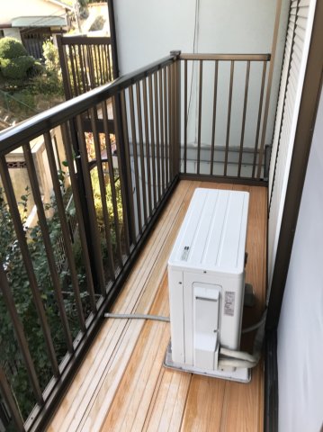 バルコニー　広々としたバルコニーです