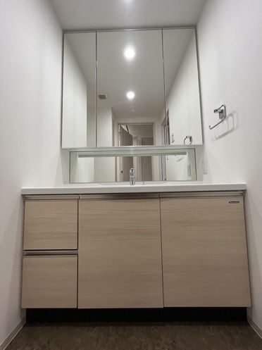 洗面設備　写真は同タイプ住居です。