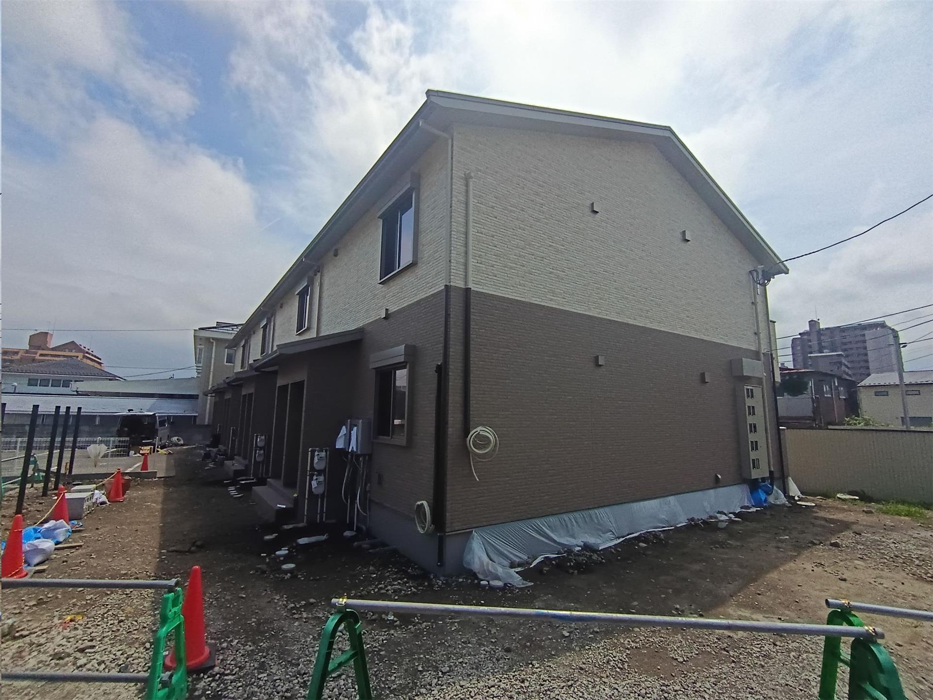 建物外観　「クレール小田原」建築中外観写真