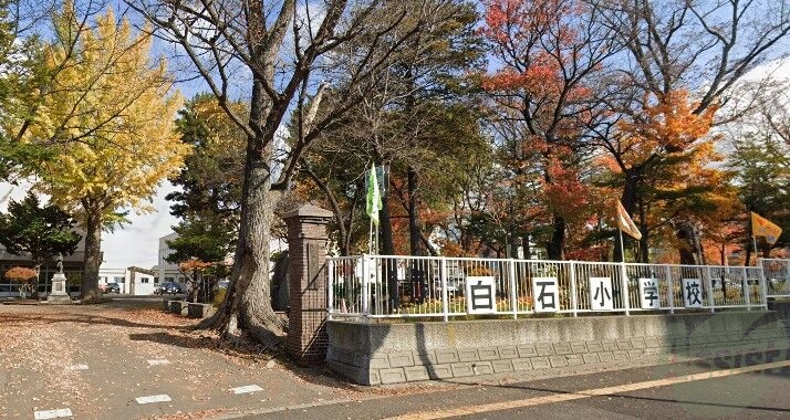 小学校　札幌市立白石小学校（小学校）まで693m
