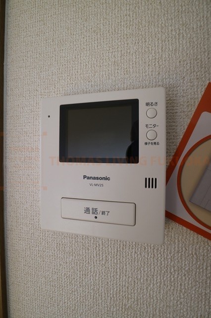 セキュリティ　来客時も顔確認できます