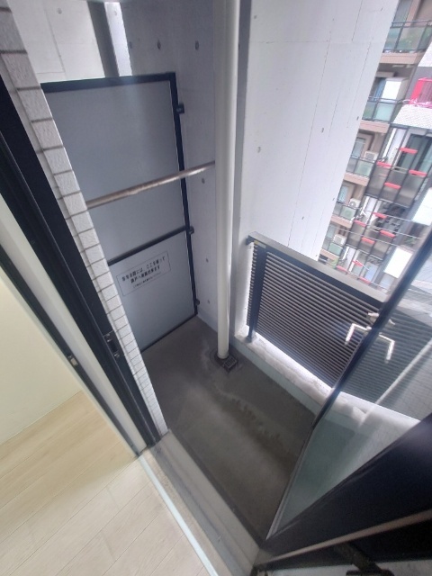 バルコニー　北西向きです