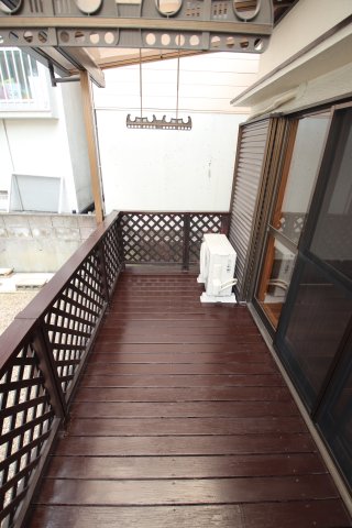 庭　ウッドデッキ