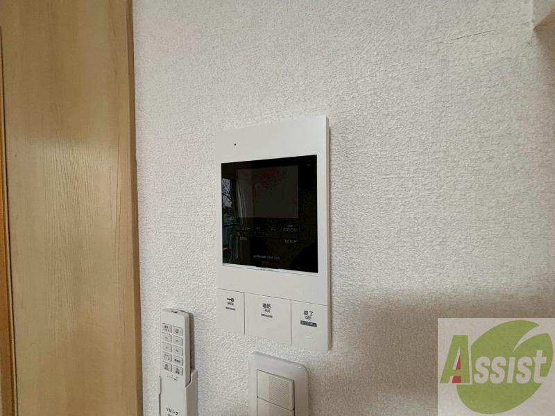 セキュリティ　インターホンで来客確認ができます。安心ですね。