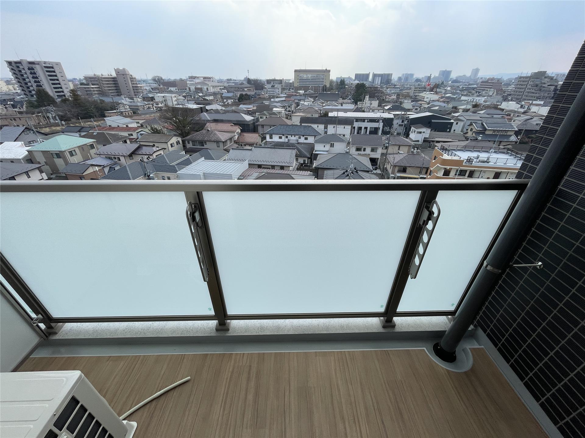 バルコニー　洗濯物を干せるバルコニーです