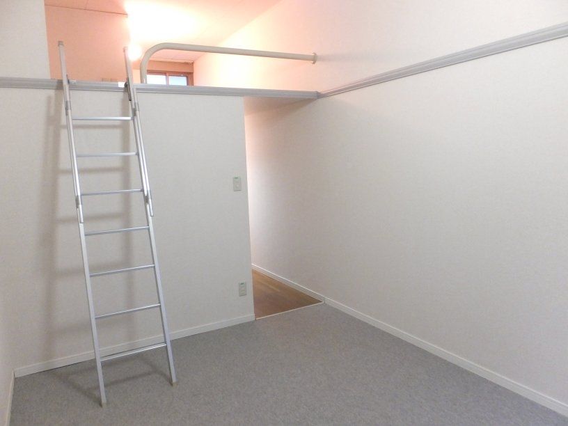 居室・リビング　カーペット仕様でシンプルな造りのお部屋です