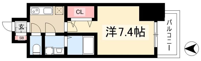 S-RESIDENCE堀田Northの間取り写真