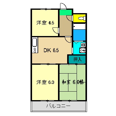 クレールシャンブル21の間取り写真