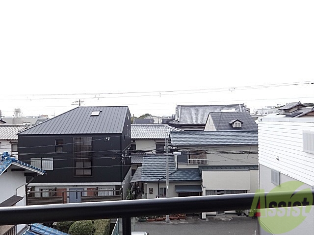 眺望　ベランダからの眺望も視界を遮るものがないからすっきりです