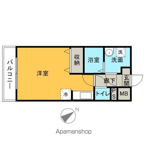 京成本線 京成津田沼駅 徒歩6分 4階建 築26年の間取り写真