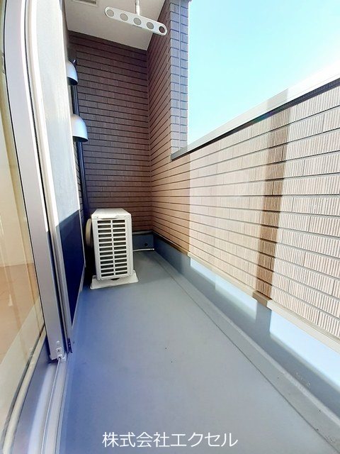 バルコニー　南向きです。