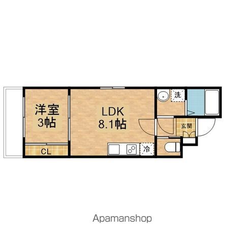 anyre台原Iの間取り写真
