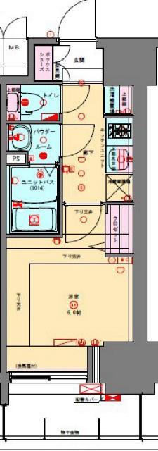 ＪＲ山陽本線 兵庫駅 徒歩2分 15階建 築6年の間取り写真