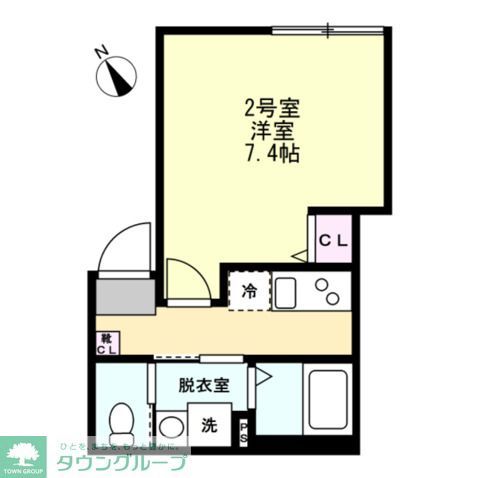 ＪＲ東海道本線 大船駅 徒歩7分 3階建 築2年の間取り写真