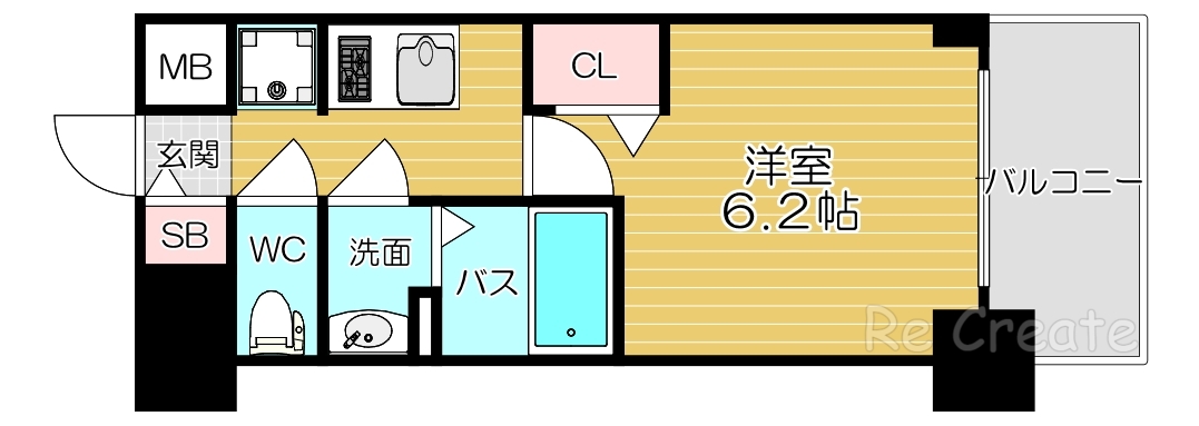 プレサンス堺筋本町ディスティニーの間取り写真