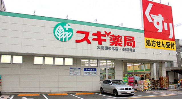 ドラックストア　スギ薬局大田鵜の木店（ドラッグストア）まで641m