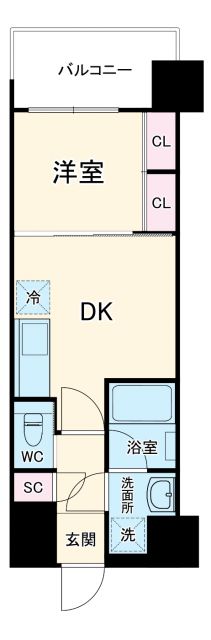 プレジオ松屋町の間取り写真