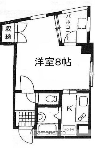 東急目黒線 不動前駅 徒歩6分 6階建 築26年の間取り写真