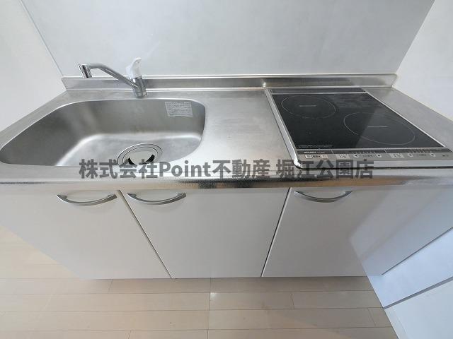 地下鉄御堂筋線 本町駅 徒歩5分 12階建 築14年のキッチン写真