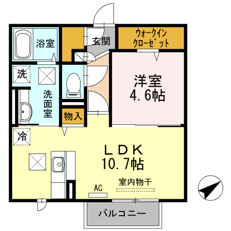 ティアラの間取り写真