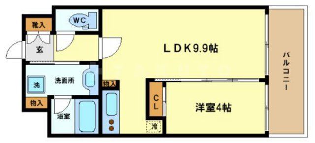 ラブニール西長堀パークフロントの間取り写真