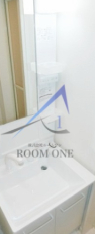 洗面設備　洗面台です。