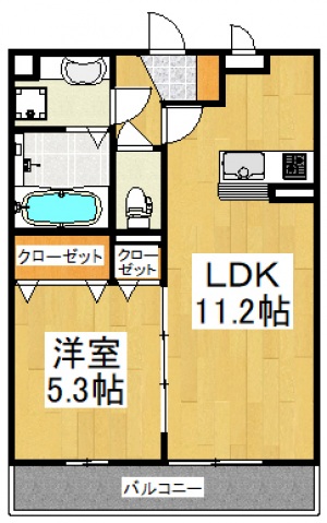 カームコートの間取り写真