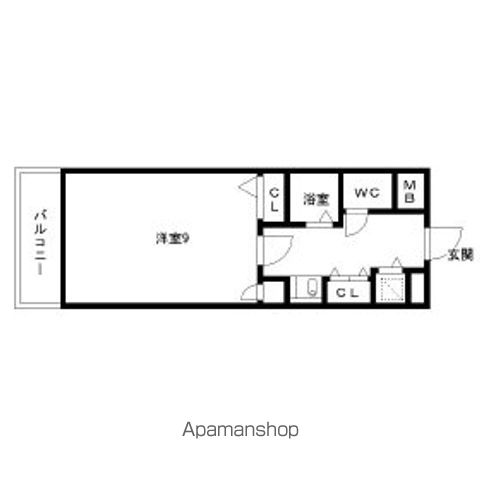 アネックスカサハラ天神南の間取り写真