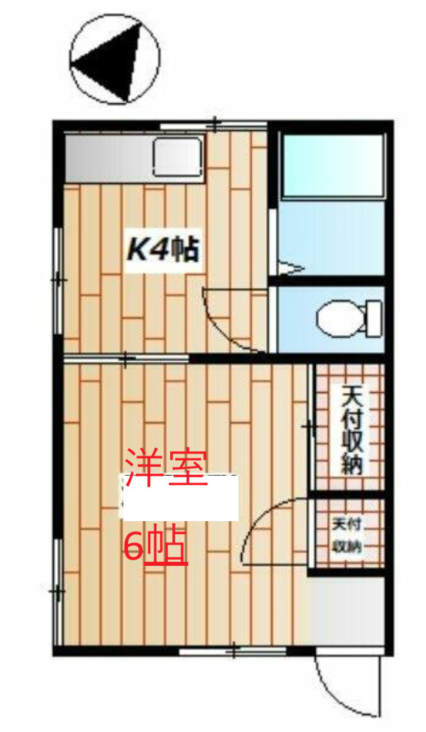ＪＲ京浜東北線 川崎駅 徒歩15分 2階建 築52年の間取り写真