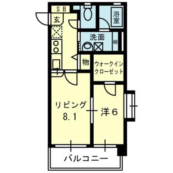 パレステージ平成の間取り写真