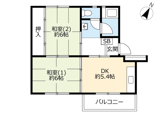 UR花見川の間取り写真
