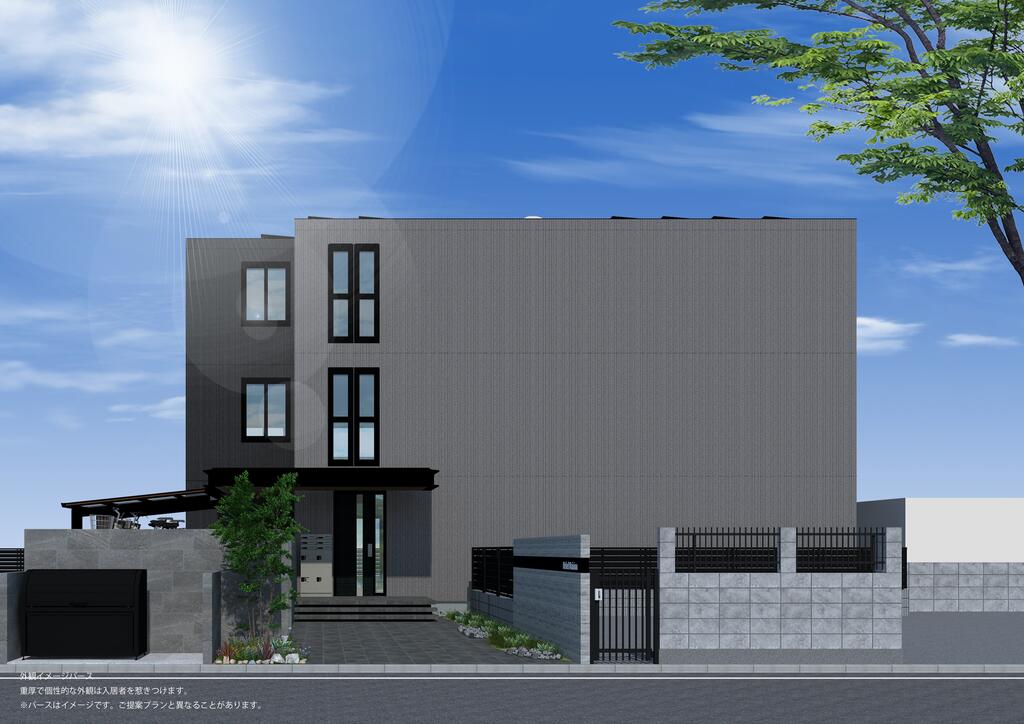 建物外観　※完成イメージ