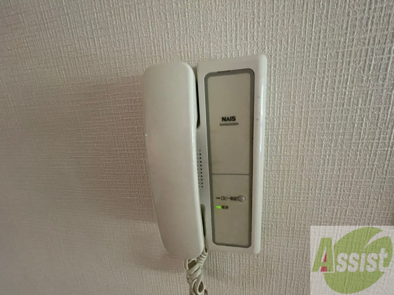 セキュリティ　インターホンで来客確認ができます。安心ですね。