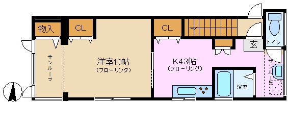 川崎ビルの間取り写真