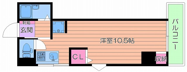 若杉ロイヤルマンションの間取り